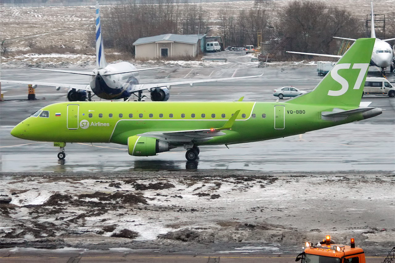 S7 Airlines Эмбраер 170