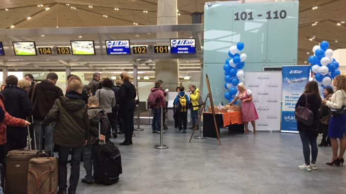 30 октября "Utair" открыл рейс Санкт-Петербург - Мюнхен.