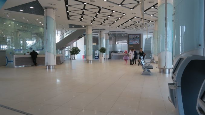 Основной зал Белгородского аэропорта
