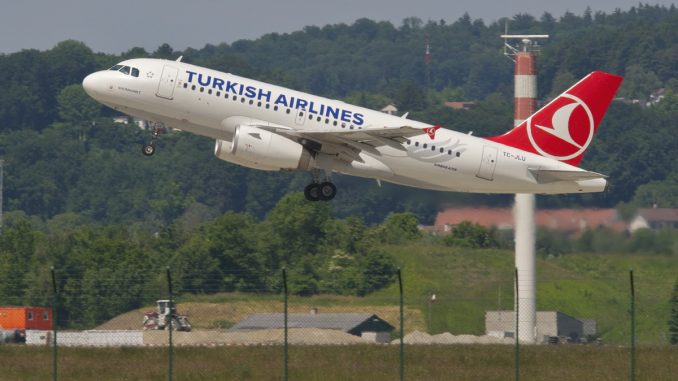 Airbus A319-132 авиакомпании Turkish Airlines