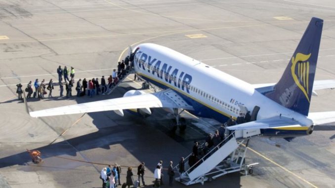 Ryanair открыла рейс Неаполь - Каунас