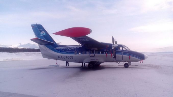 Новый самолет L-410 авиакомпании СиЛа (RA-67059)