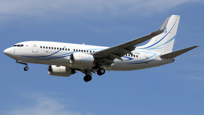 Боинг 737 авиакомпании Газпром авиа