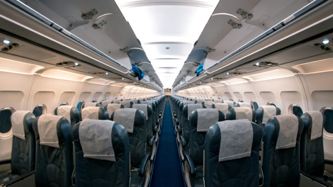 Эконом-класс Airbus A320 авиакомпании Air Astana
