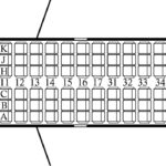 Схема салона самолета Airbus 319 авиакомпании Air Astana