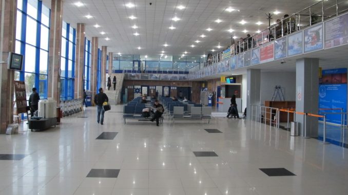 Зал ожидания в аэропорту Атырау