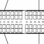 Схема салона самолета Embraer 190 авиакомпании Air Astana