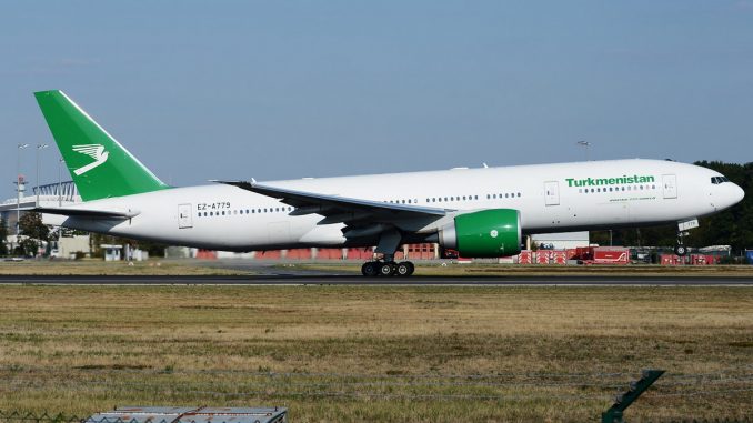 Turkmenistan Airlines Boeing 777-200