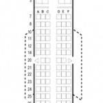 Схема салона самолета Boeing 737-700 Туркменских авиалиний