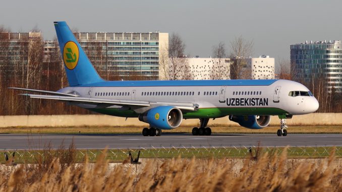 Boeing 757-200 авиакомпании Uzbekistan Airways
