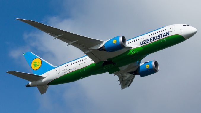 Boeing 787-8 Dreamliner авиакомпании Uzbekistan Airways