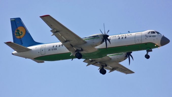 Ил-114 авиакомпании Uzbekistan Airways
