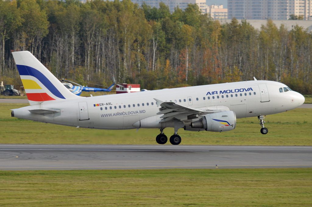 Airbus A319 авиакомпании Air Moldova