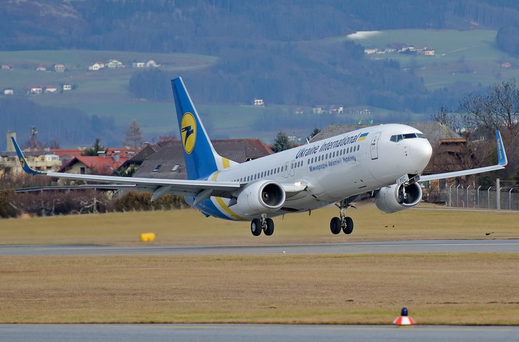 Boeing 737-800 Международных авиалиний Украины