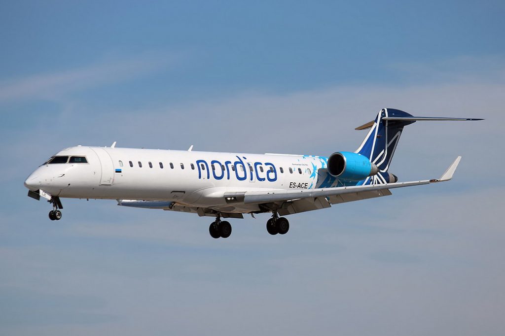 Bombardier CRJ700 авиакомпании Nordica