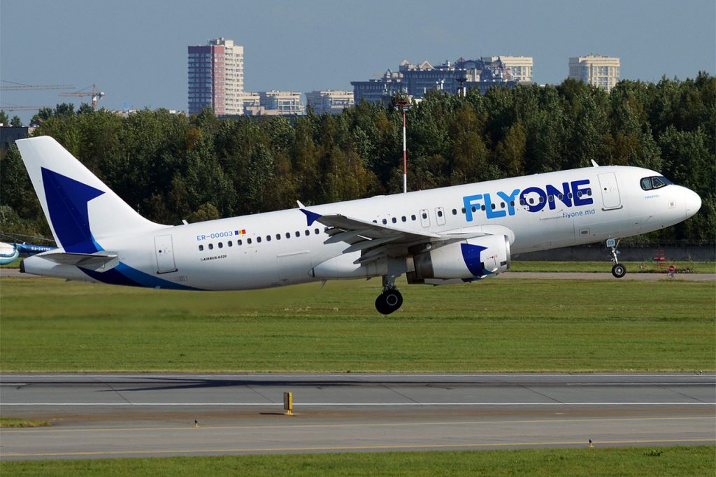 Авиакомпания FlyOne. Информация, фото, схема салона, карта маршрутов, видео, купить билеты.
