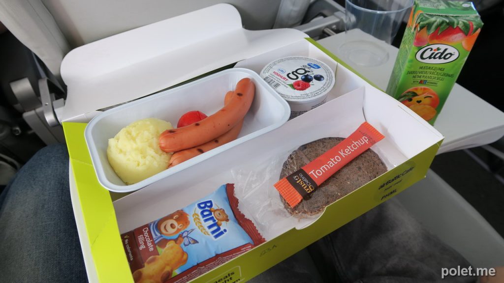Платное питание airBaltic