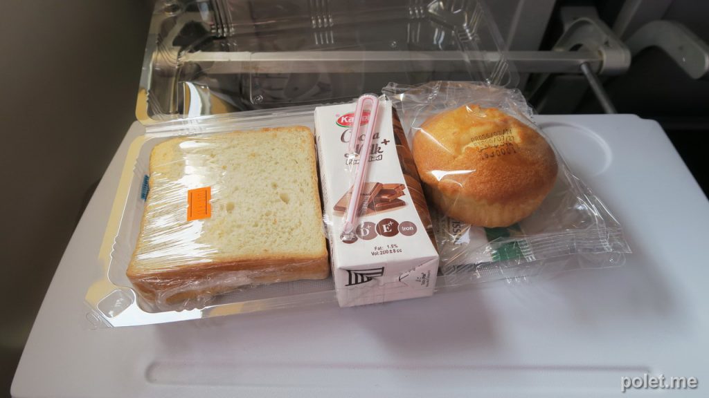 Питание в Mahan Air на коротких рейсах