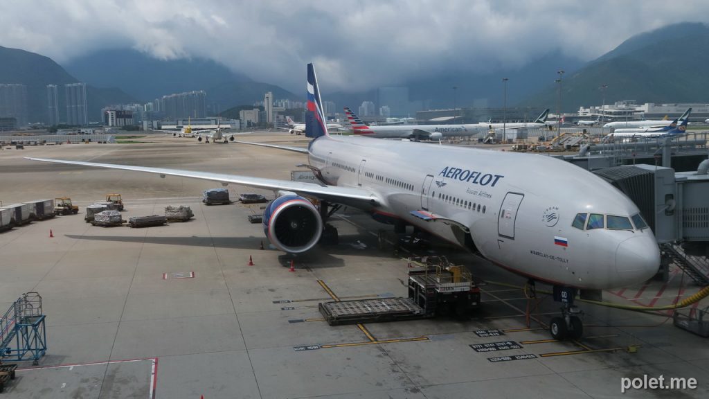 Boeing 777-300ER в Гонконге