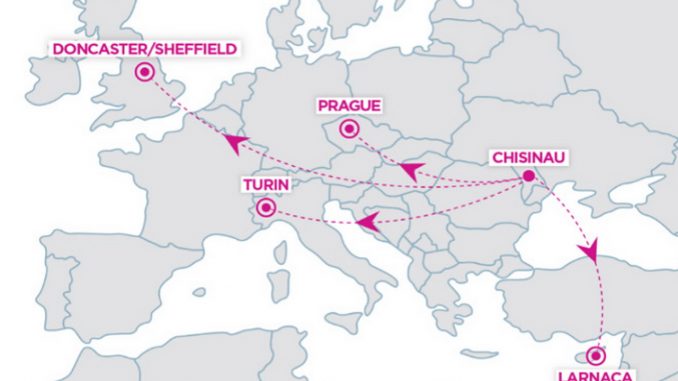 Wizz Air начнет летать из Кишинева в Прагу, Турин, Ларнаку и Донкастер
